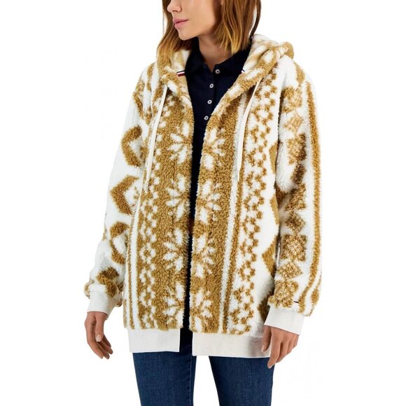 Tommy Hilfiger Jackets & Blazers - NWT Tommy Hilfiger Jacket 1676aee8202536 Small Soft Ivory / Light Fawn Brown